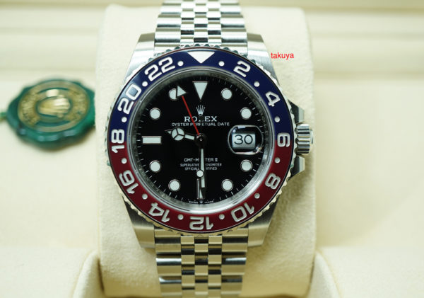 BRAND NEW Rolex 126710BLRO PEPSI GMT MASTER II RED & BLUE JUBILEE BAND STICKERS SEALED FULL SET