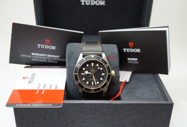 BRAND NEW Tudor 79733N 2 TONE HERITAGE BLACK BAY GOLD STEEL STRAP 41MM FULL SET