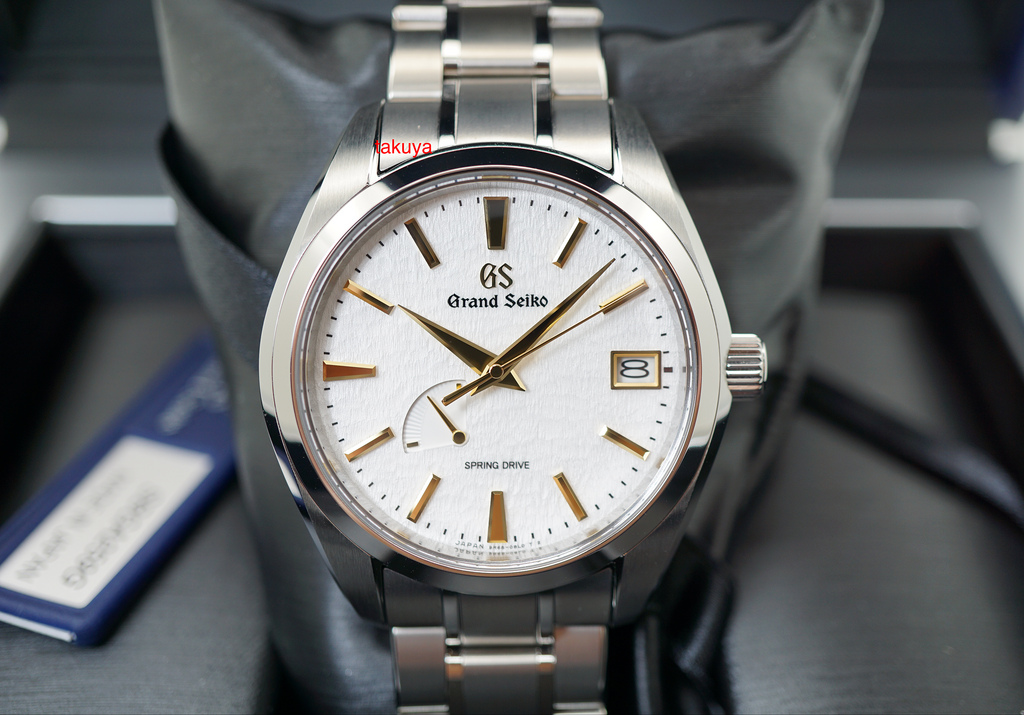 BRAND NEW Grand Seiko GOLDEN SNOWFLAKE SPRING DRIVE TITANIUM SBGA259 2019  FULL SET - Takuya Watches