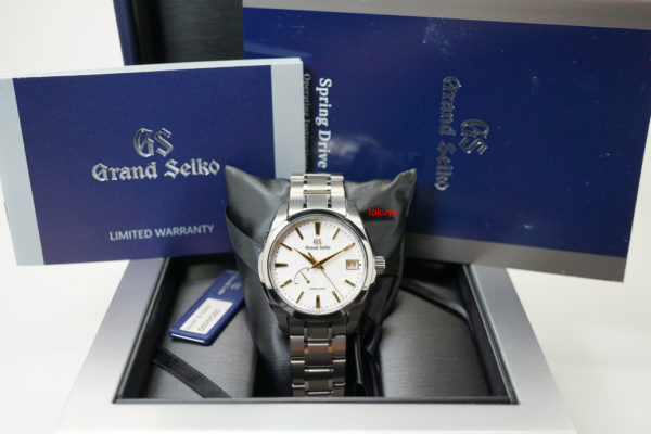 BRAND NEW Grand Seiko GOLDEN SNOWFLAKE SPRING DRIVE TITANIUM SBGA259 2019 FULL SET