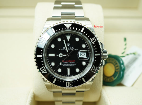 Rolex 126600 SEA-DWELLER 43MM CYCLOPS RED TEXT 50TH ANNIVERSARY STICKERS FULL SET