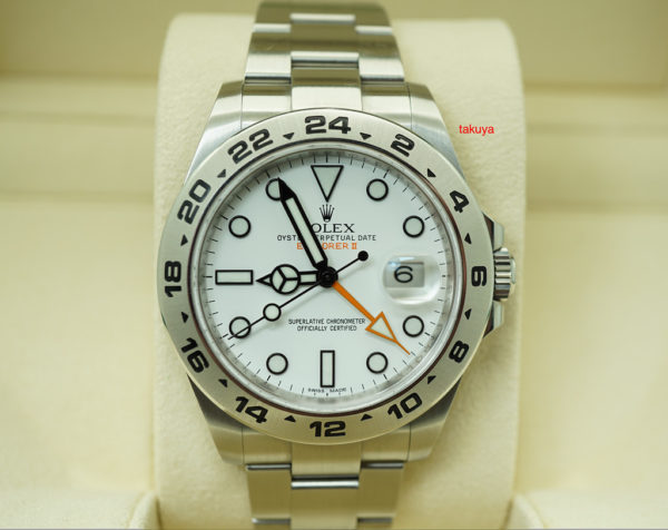 Rolex 216570 EXPLORER II 42MM WHITE POLAR DIAL RANDOM SERIAL FULL SET