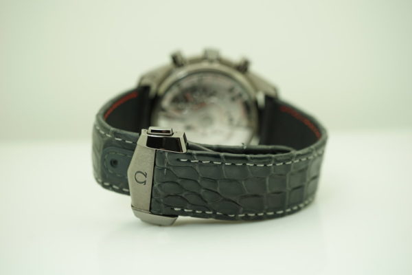 MINT Omega SPEEDMASTER GREY SIDE OF THE MOON CERAMIC CO-AXIAL DEPLOYANT CLASP FULL SET