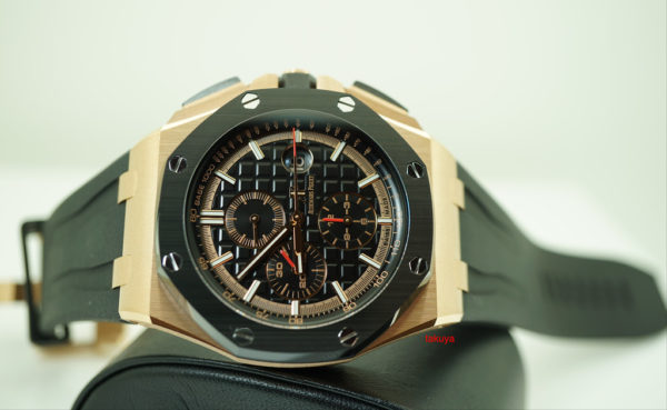 MINT Audemars PIGUET ROYAL OAK OFFSHORE 44MM 18K ROSE GOLD 26401RO WARRANTY 2018 FULL SET