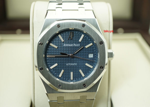 Audemars PIGUET ROYAL OAK 15300 STEEL BLUE DIAL 39MM H SERIES APSC SERVICED WARRANTY