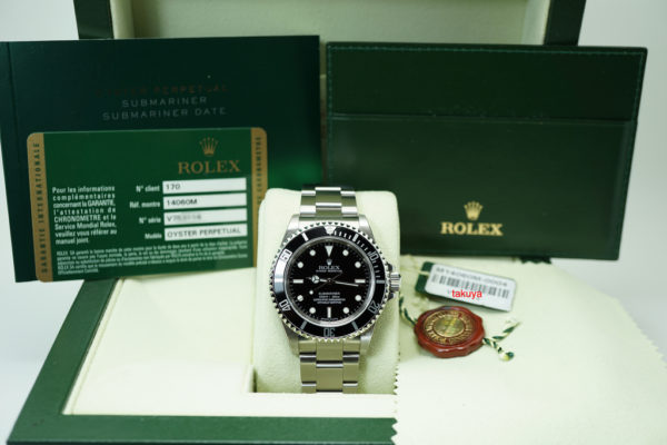 NEW OLD STOCK Rolex 14060M SUBMARINER NO DATE V SERIAL SS 40MM STICKERS RARE COMPLETE SET