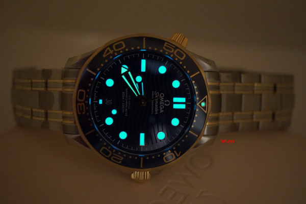 BRAND NEW Omega SEAMASTER DIVER 300M CO-AXIAL MASTER 42MM SS/18K YG BLUE DIAL 2019 FULL SET