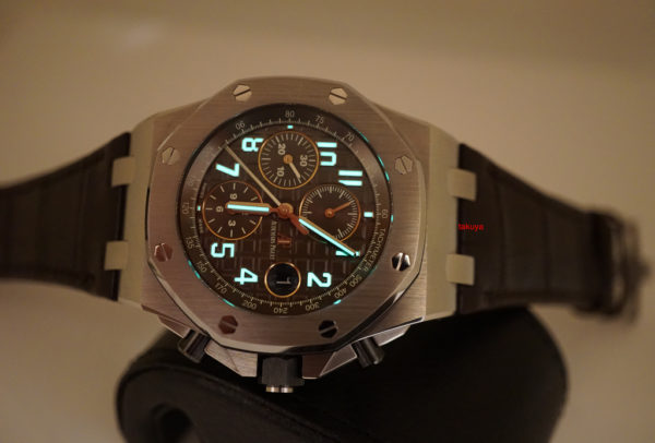 Audemars PIGUET ROYAL OAK OFFSHORE CHRONOGRAPH HAVANA 26470ST WARRANTY FULL SET