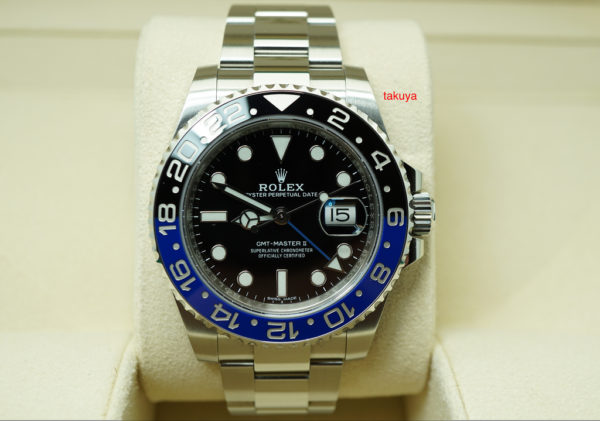 Rolex 116710BLNR GMT MASTER II BLACK BLUE RANDOM SERIAL 2018 WARRANTY FULL SET