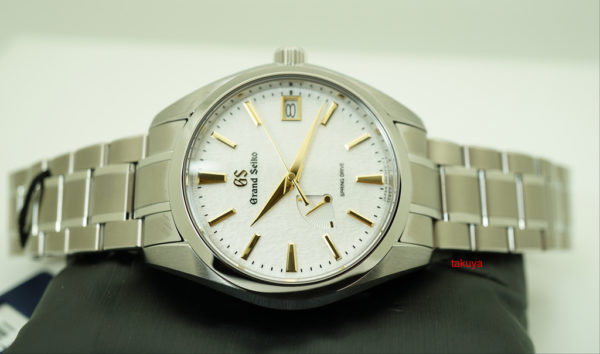 BRAND NEW Grand Seiko GOLDEN SNOWFLAKE SPRING DRIVE TITANIUM SBGA259 2019 FULL SET