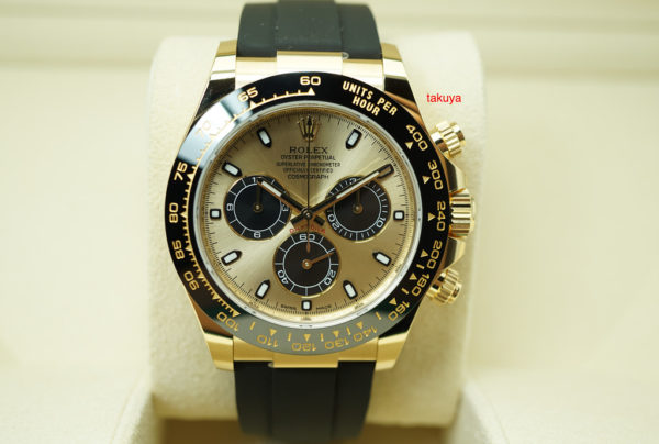 MINT Rolex 116518LN YELLOW GOLD DAYTONA CHAMPAGNE DIAL 2019 WARRANTY FULL SET