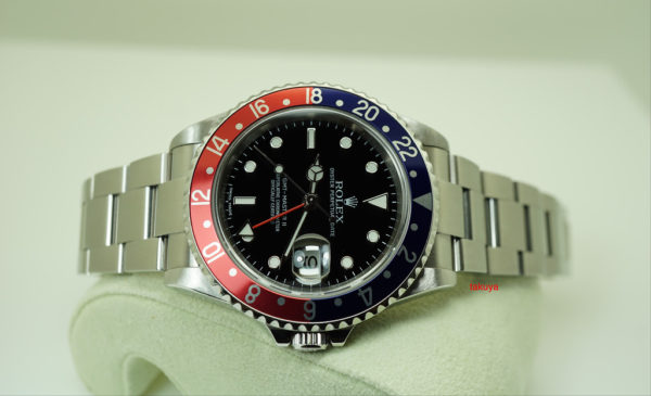 Rolex 16710B GMT MASTER II PEPSI BLUE RED BEZEL M SERIAL 3186 MOVEMENT FULL SET