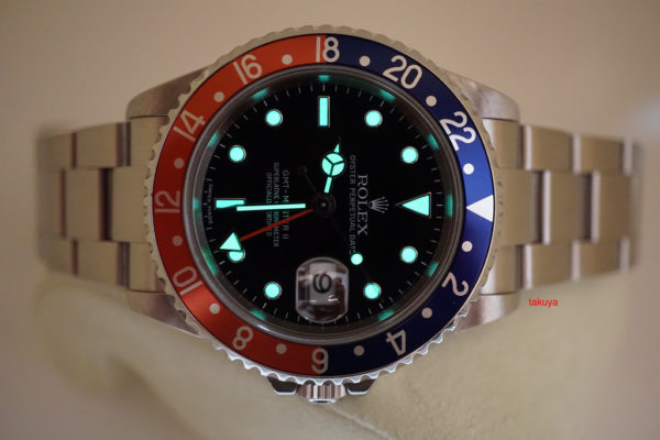 Rolex 16710B GMT MASTER II PEPSI BLUE RED BEZEL M SERIAL 3186 MOVEMENT FULL SET