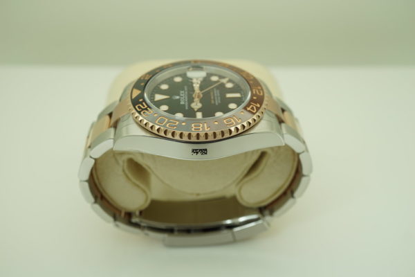 Rolex 126711CHNR GMT MASTER II ROSE GOLD STEEL ROOTBEER CERAMIC 2019 WARRANTY FULL SET