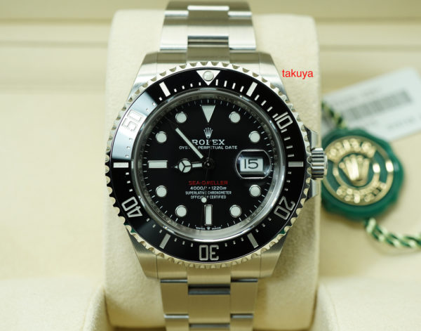 BRAND NEW Rolex 126600 SEA-DWELLER 43MM CYCLOPS RED TEXT 50TH ANNIVERSARY FULL SET