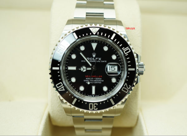 Rolex 126600 SEA-DWELLER 43 CYCLOP RED TEXT 50TH ANNIVERSARY 2018 FULL SET