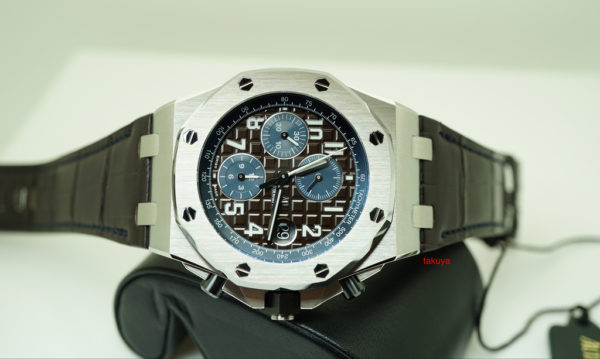 BRAND NEW Audemars PIGUET ROYAL OAK OFFSHORE HAVANA CIGAR BROWN DIAL 42MM 26470ST FULL SET