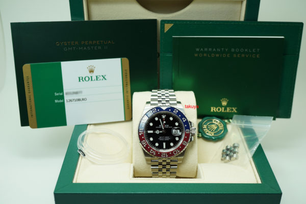 NEW Rolex 126710BLRO PEPSI GMT MASTER II RED & BLUE JUBILEE 2019 COMPLETE SET