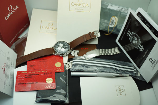 Omega SPEEDY TUESDAY SPEEDMASTER LIMITED EDITION 2018 WARRANTY EXTRA BRACELET