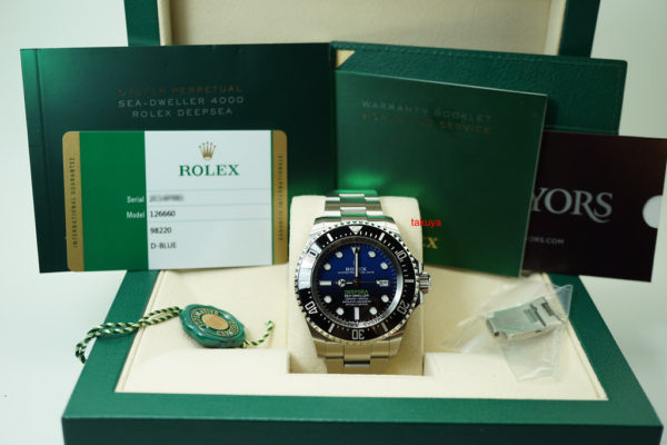 Rolex 126660 DEEPSEA D-BLUE DIAL JAMES CAMERON EDITION NEW MODEL 2018 FULL SET