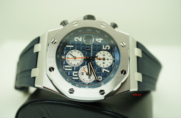 Audemars PIGUET ROYAL OAK OFFSHORE NAVY BLUE DIAL 26470ST 42MM WARRANTY FULL SET