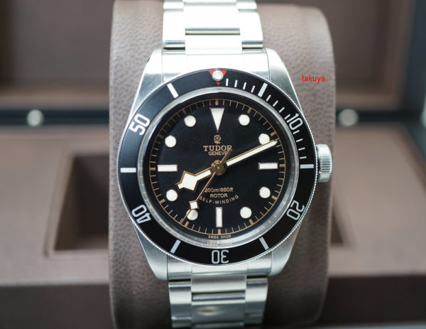 Tudor 79220N HERITAGE BLACK BAY ETA MOVEMENT BLACK BEZEL BRACELET COMPLETE SET