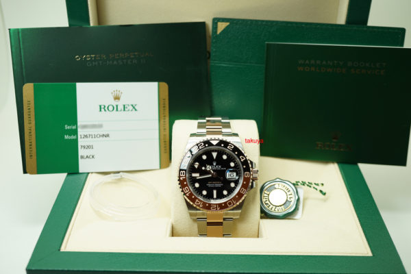 BRAND NEW Rolex 126711CHNR GMT MASTER II 18K RG STEEL ROOTBEER CERAMIC 2019 FULL SET