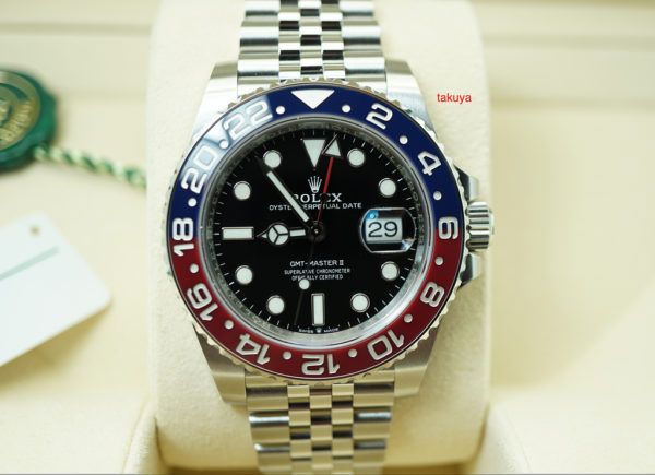 BRAND NEW Rolex 126710BLRO PEPSI GMT MASTER II RED & BLUE JUBILEE 2019 COMPLETE SET