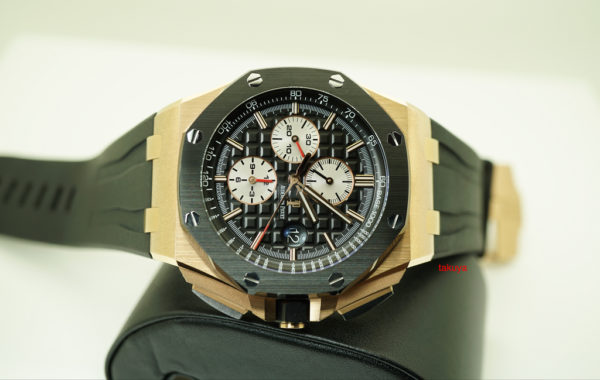 Audemars PIGUET 18K ROSE GOLD ROYAL OAK OFFSHORE 44MM 26401RO I SERIES FULL SET