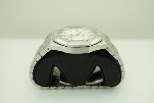 Audemars PIGUET 15400ST ROYAL OAK SS WHITE DIAL 41MM H SERIES FULL SET