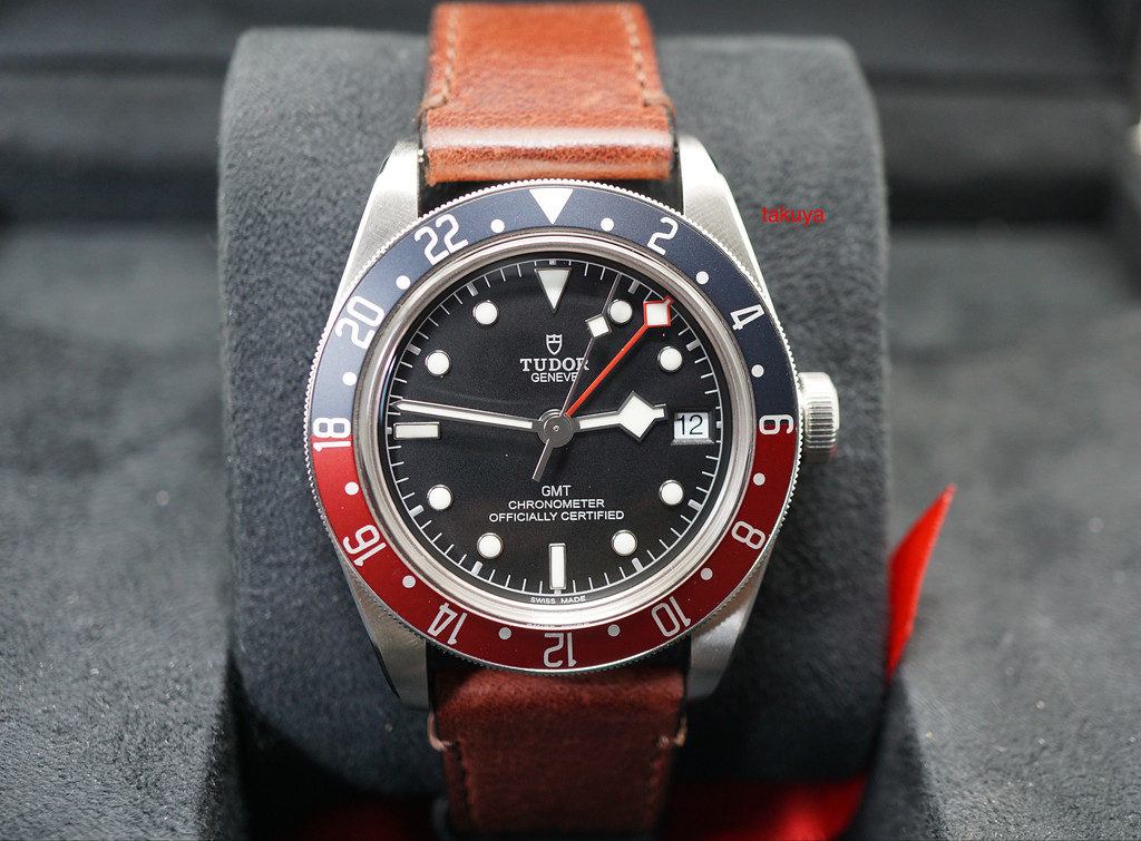 tudor pepsi leather