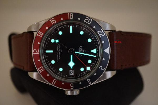 Tudor 79830RB BLACK BAY GMT PEPSI RED BLUE BEZEL LEATHER BAND 41MM FULL SET