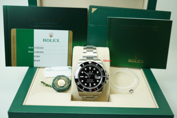 BRAND NEW Rolex 116610LN SUBMARINER CERAMIC DATE SS RANDOM SERIAL COMPLETE SET