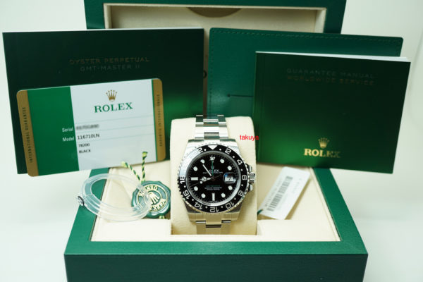 BRAND NEW Rolex 116710LN GMT MASTER II CERAMIC BEZEL SS RANDOM SERIAL 2019 FULL SET