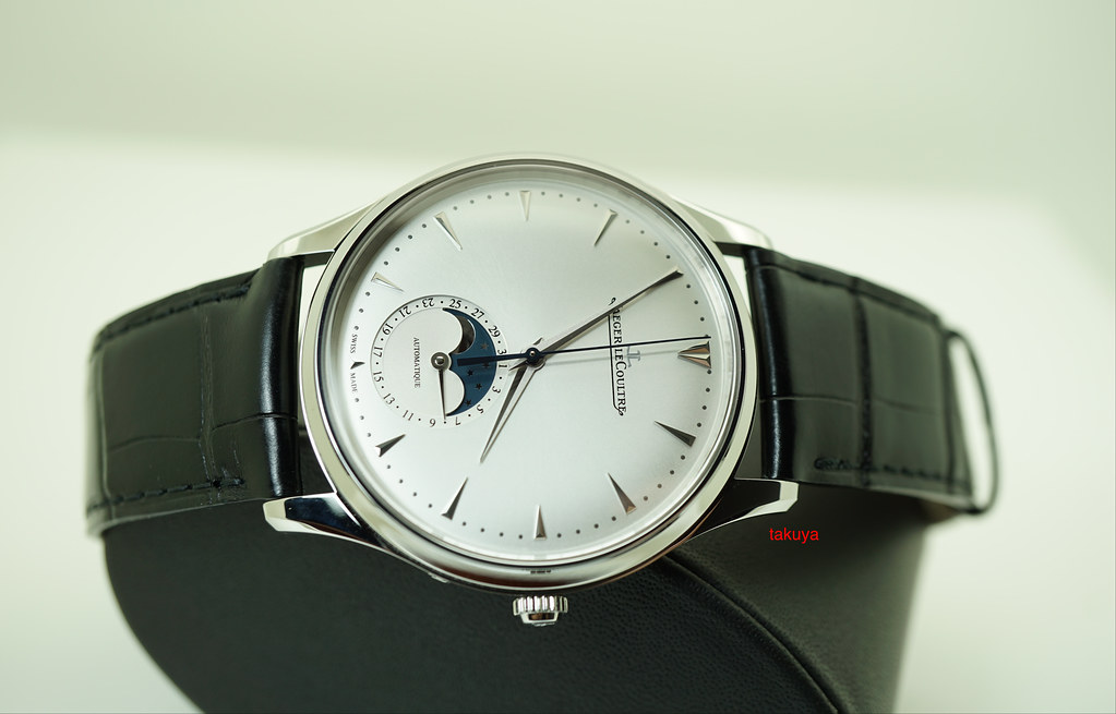 MINT Jaeger LeCoultre MASTER ULTRA THIN MOON SILVER DIAL 39MM Q1368420 WARRANTY FULL SET Takuya Watches