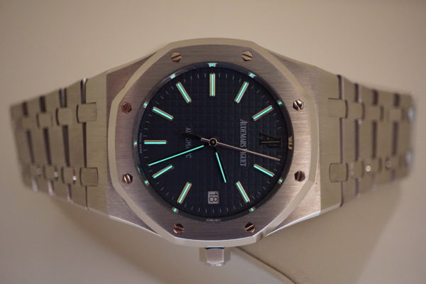 Audemars PIGUET ROYAL OAK 15300 STEEL BLUE DIAL 39MM H SERIES APSC SERVICED WARRANTY