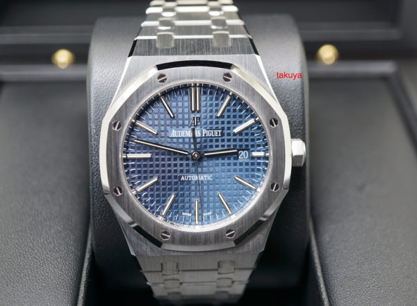 Audemars PIGUET ROYAL OAK 15400ST SS BLUE DIAL J SERIES 41MM RARE FULL SET