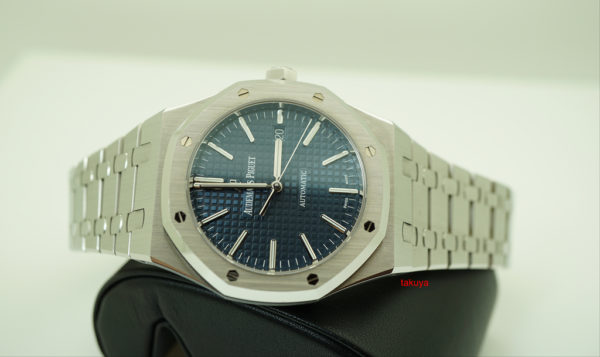 Audemars PIGUET ROYAL OAK 15400ST SS BLUE DIAL J SERIES 41MM RARE FULL SET