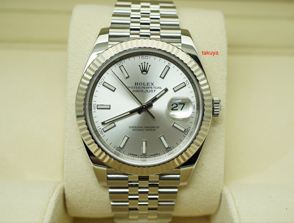 datejust 41 silver dial jubilee