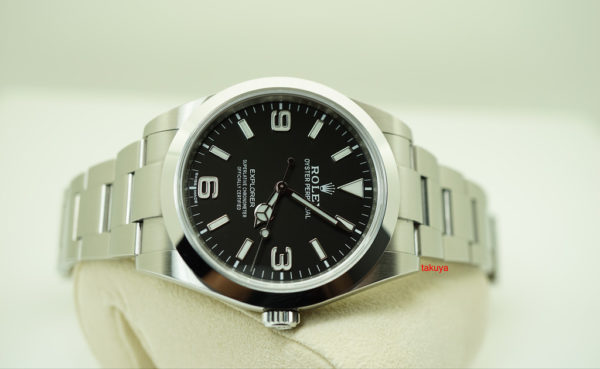 Rolex 214270 EXPLORER I FULL LUME DIAL 39MM SS WARRANTY FULL SET