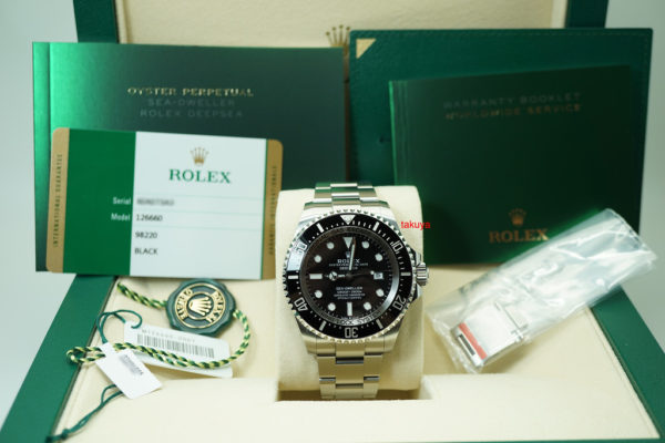 Rolex 126660 DEEPSEA DSSD BLACK DIAL NEW MODEL 2018 WARRANTY FULL SET