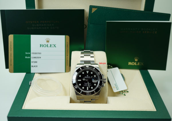 BRAND NEW Rolex 116610LN SUBMARINER CERAMIC DATE SS RANDOM SERIAL 2019 COMPLETE SET