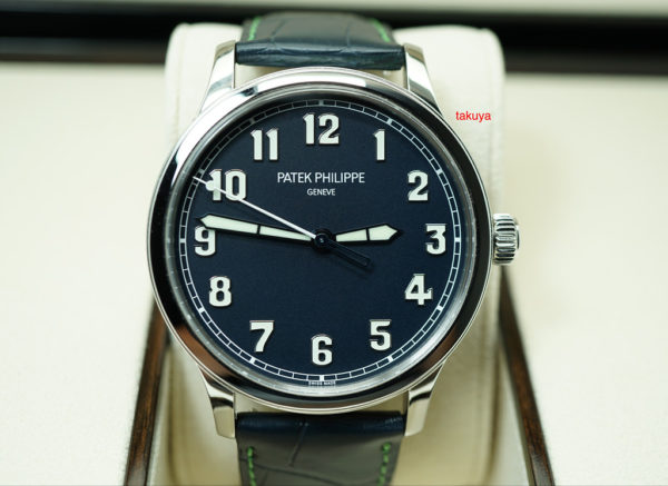 MINT Patek PHILIPPE 5522A PILOT CALATRAVA NEW YORK LIMITED EDITION EXTRA STRAP FULL SET