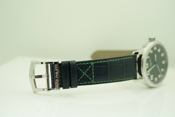 MINT Patek PHILIPPE 5522A PILOT CALATRAVA NEW YORK LIMITED EDITION EXTRA STRAP FULL SET