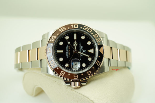 Rolex 126711CHNR GMT MASTER II ROSE GOLD STEEL ROOTBEER CERAMIC FULL SET