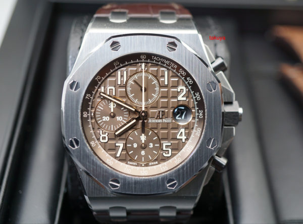 Audemars PIGUET ROYAL OAK OFFSHORE CHRONOGRAPH HAVANA 26470ST WARRANTY FULL SET