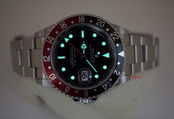 Rolex 16710 GMT MASTER II COKE RED BLACK BEZEL Z SERIAL 3186 MOVEMENT FULL SET