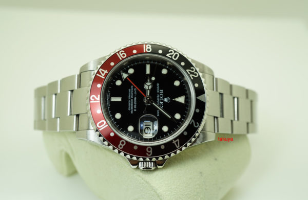 Rolex 16710 GMT MASTER II COKE RED BLACK BEZEL Z SERIAL 3186 MOVEMENT FULL SET