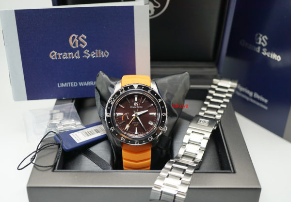 Grand Seiko SPORT SPRING DRIVE GMT SBGE245 2019 WARRANTY LIMITED EDITION COMPLETE SET