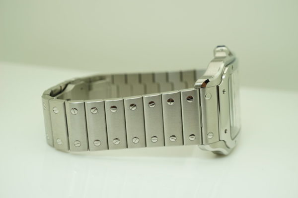 Cartier SANTOS DE CARTIER LARGE MODEL AUTOMATIC STEEL 2019 WARRANTY FULL SET